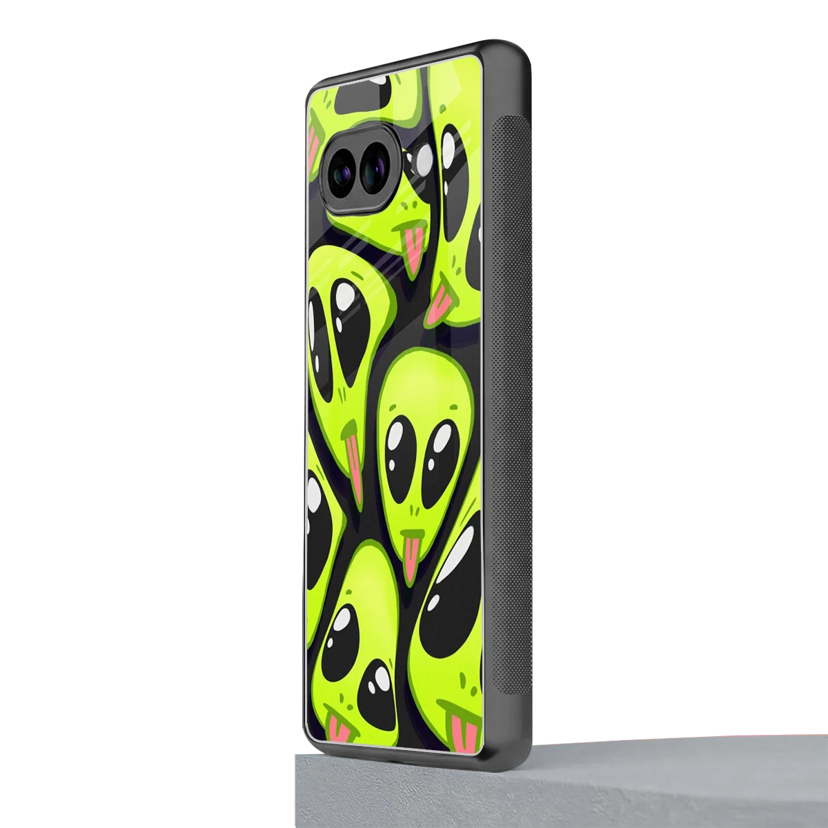 Trippy Aliens google pixel 10a mobile cover | shockproof glass phone case
