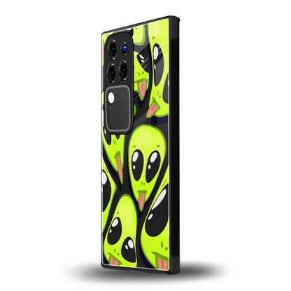 Trippy Aliensvivo v30 pro mobile cover | shockproof glass phone case
