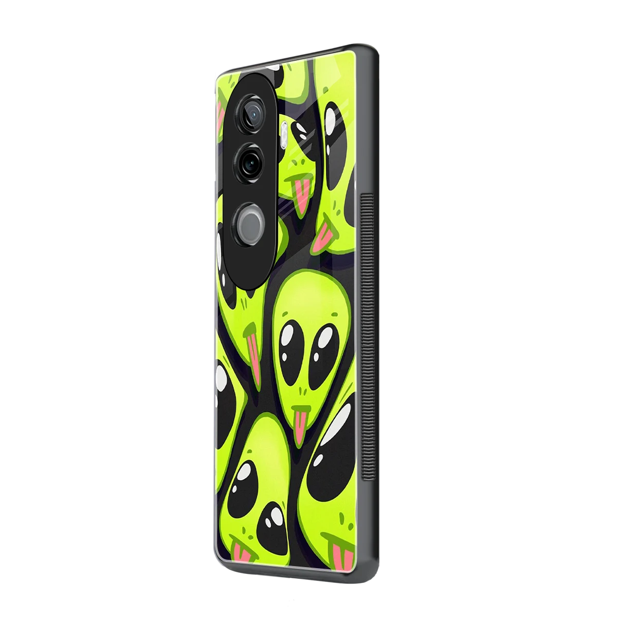 Trippy Aliens vivo v40e mobile cover | shockproof glass phone case
