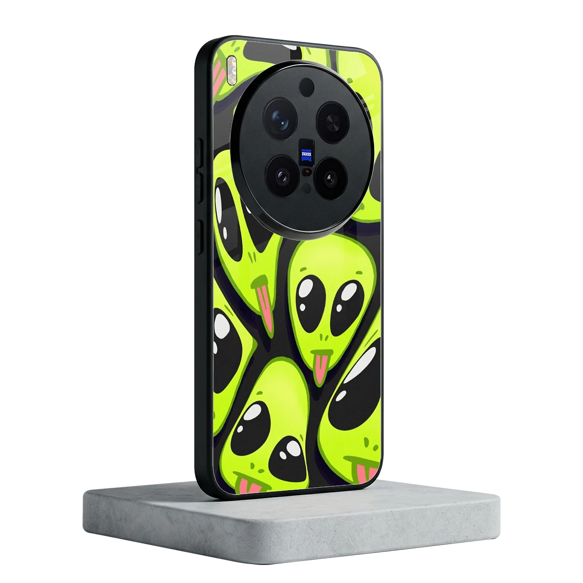 Trippy Aliens vivo x300 pro mobile cover | shockproof glass phone case