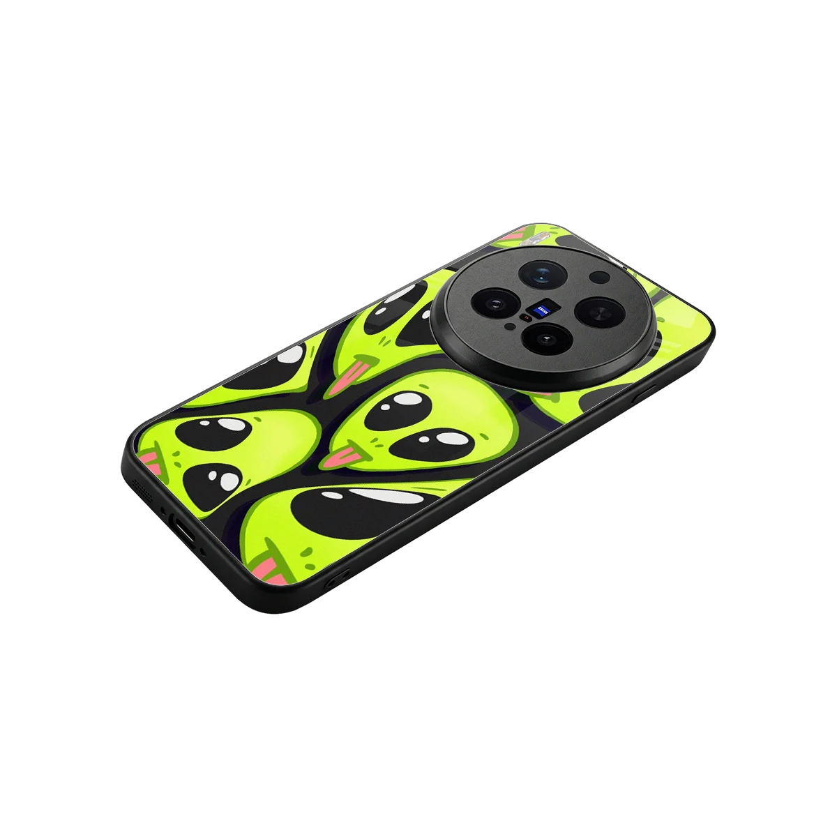 Trippy Aliens stylish phone case for vivo x300 pro | glossy glass and slim fit