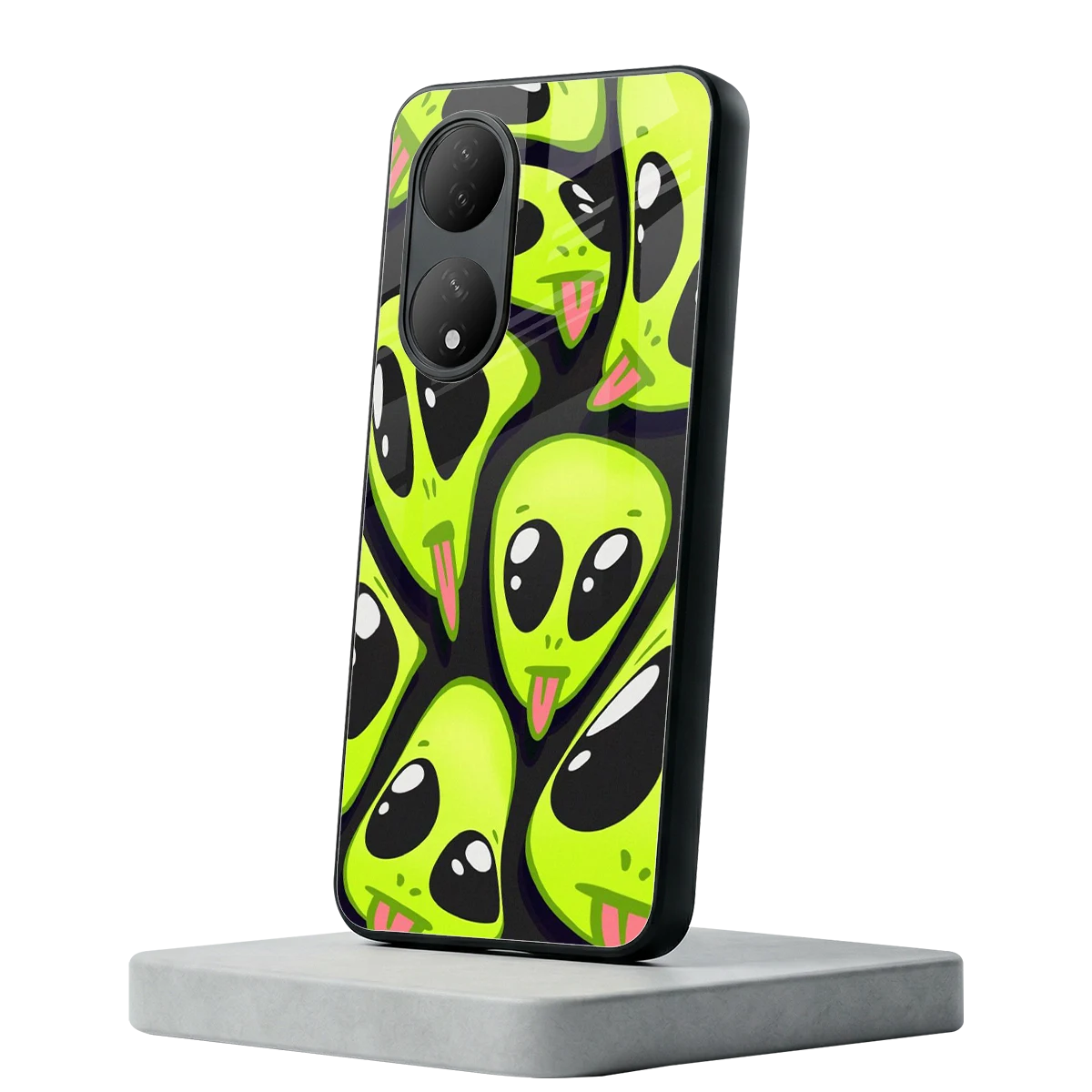 Trippy Aliens Vivo-y100 mobile cover | shockproof glass phone case