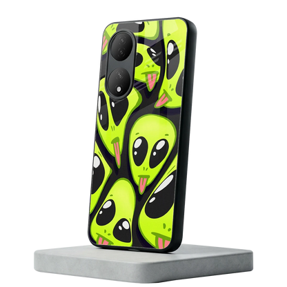 Trippy Aliens Vivo-y100 mobile cover | shockproof glass phone case