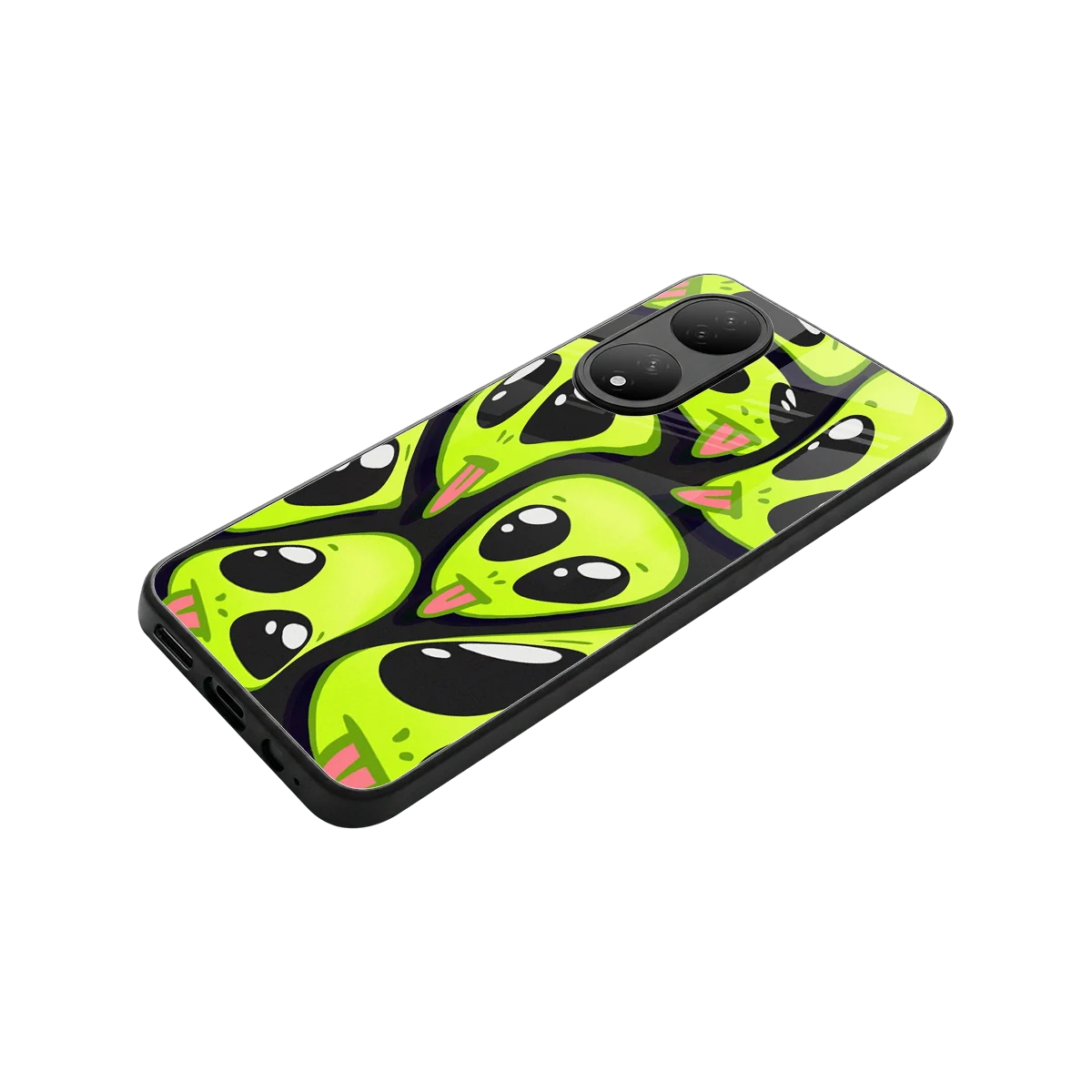 Trippy Aliens stylish phone case for Vivo-y100 | glossy glass and slim fit