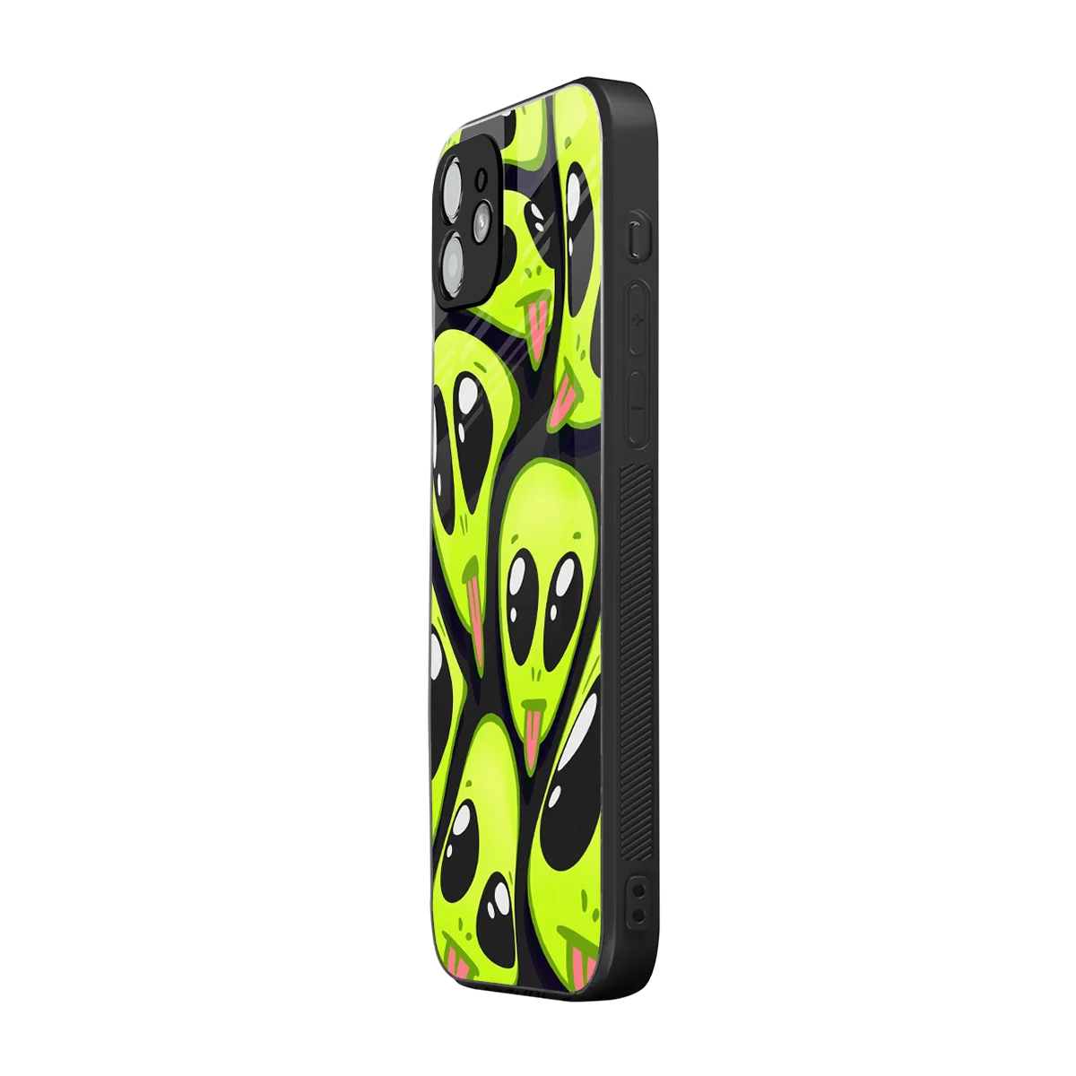 Trippy Aliens iphone 11 mobile cover | shockproof glass phone case