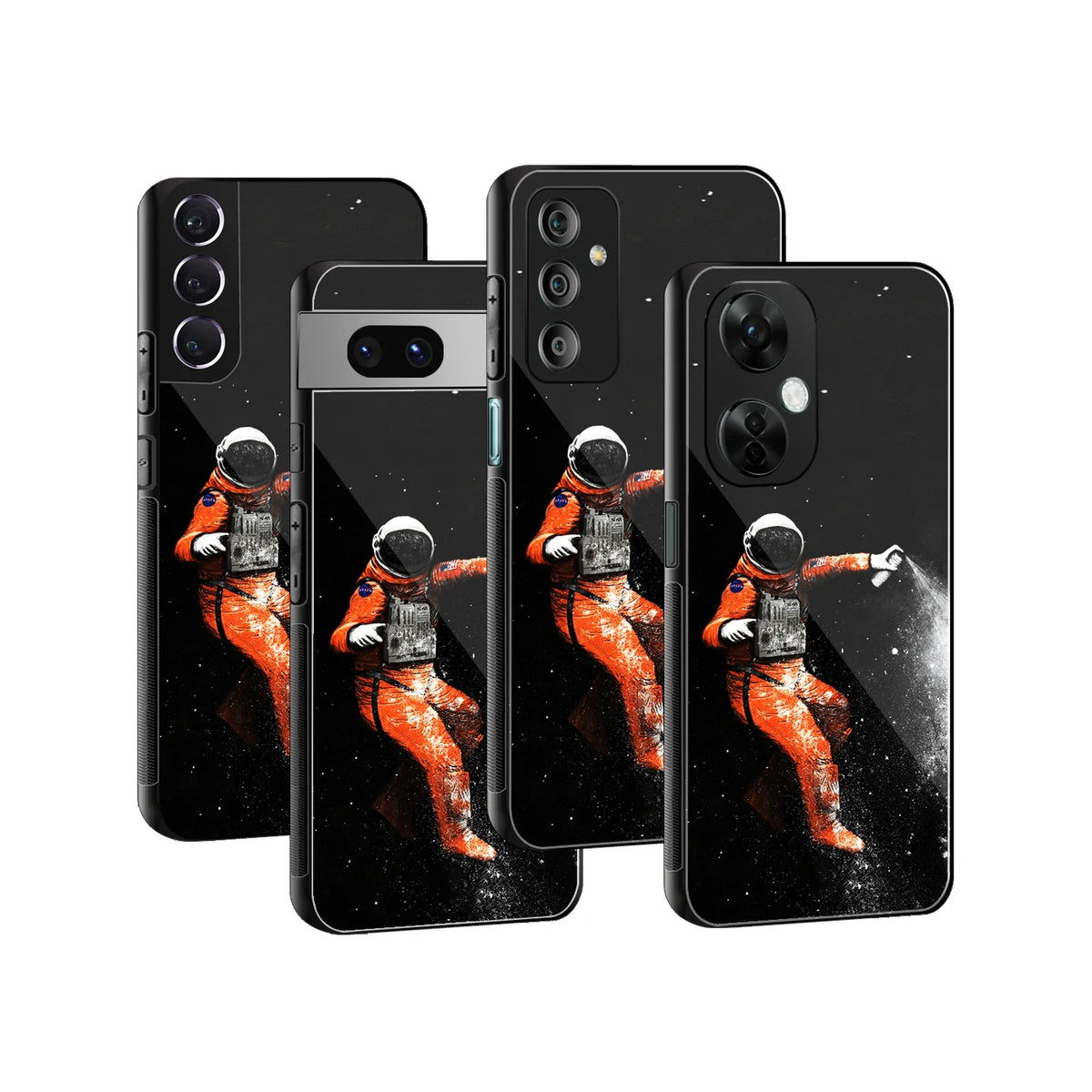Stylish Glass Back Case for All Smartphones iPhone, Samsung, OnePlus, Pixel, Redmi, Oppo, Vivo, Motorola