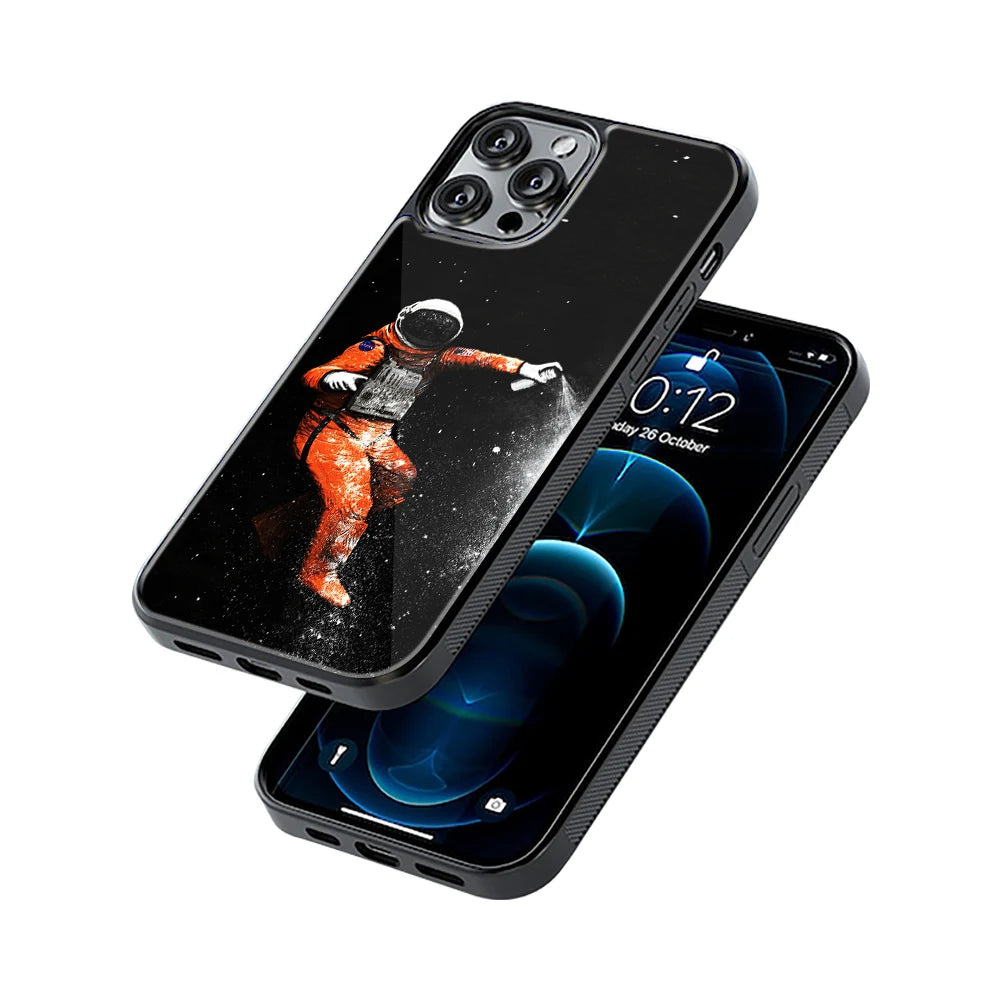 Protective Glass Back Phone Case Compatible with iPhone, Samsung, OnePlus, Pixel & More
