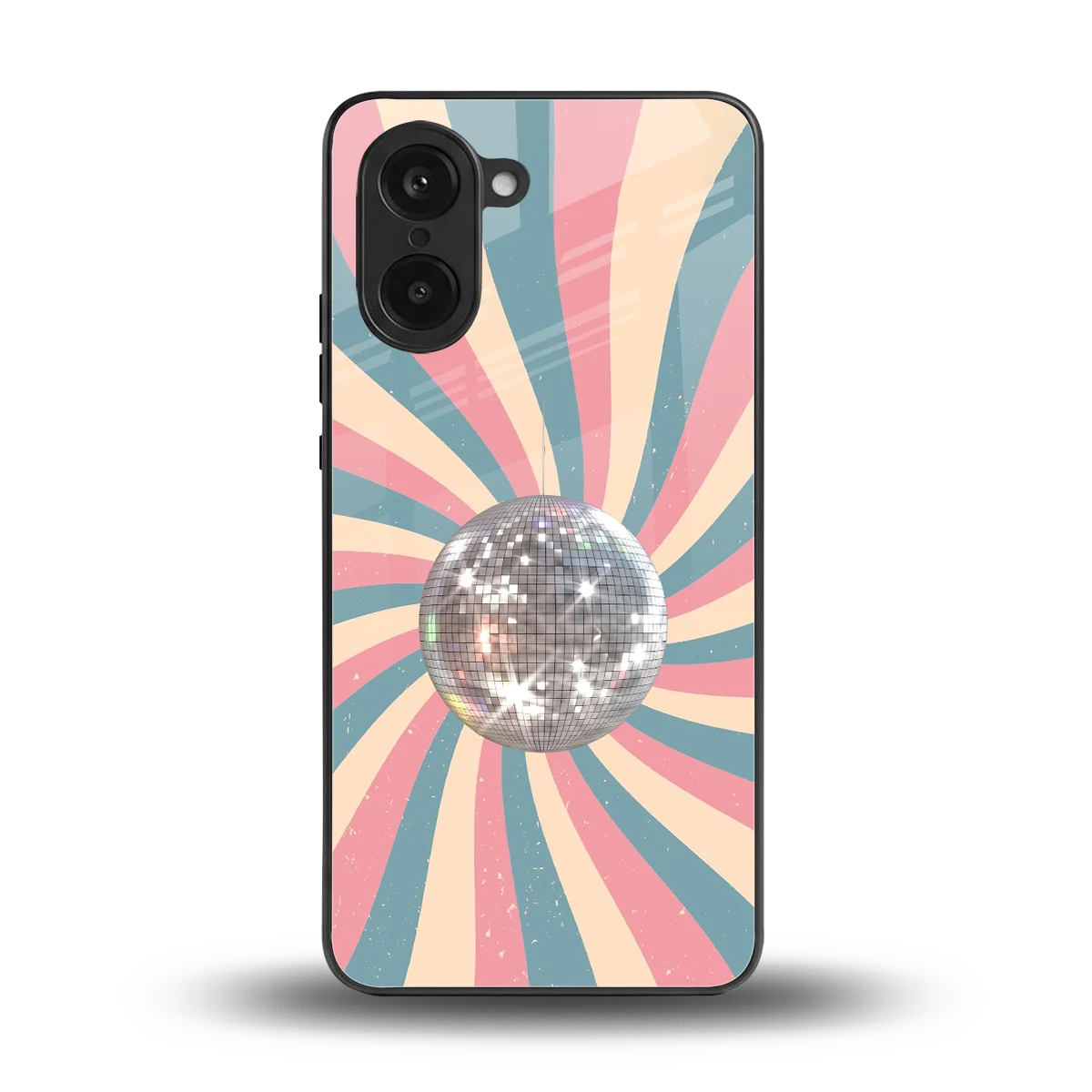 Trippy Disco back phone cover | glass case for oneplus nord ce5 5g