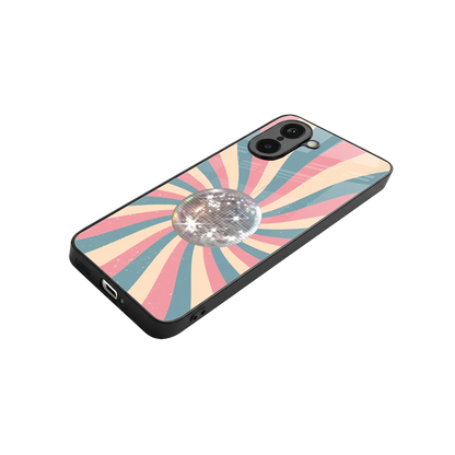 Trippy Disco stylish phone case for oneplus nord ce5 5g | glossy glass and slim fit
