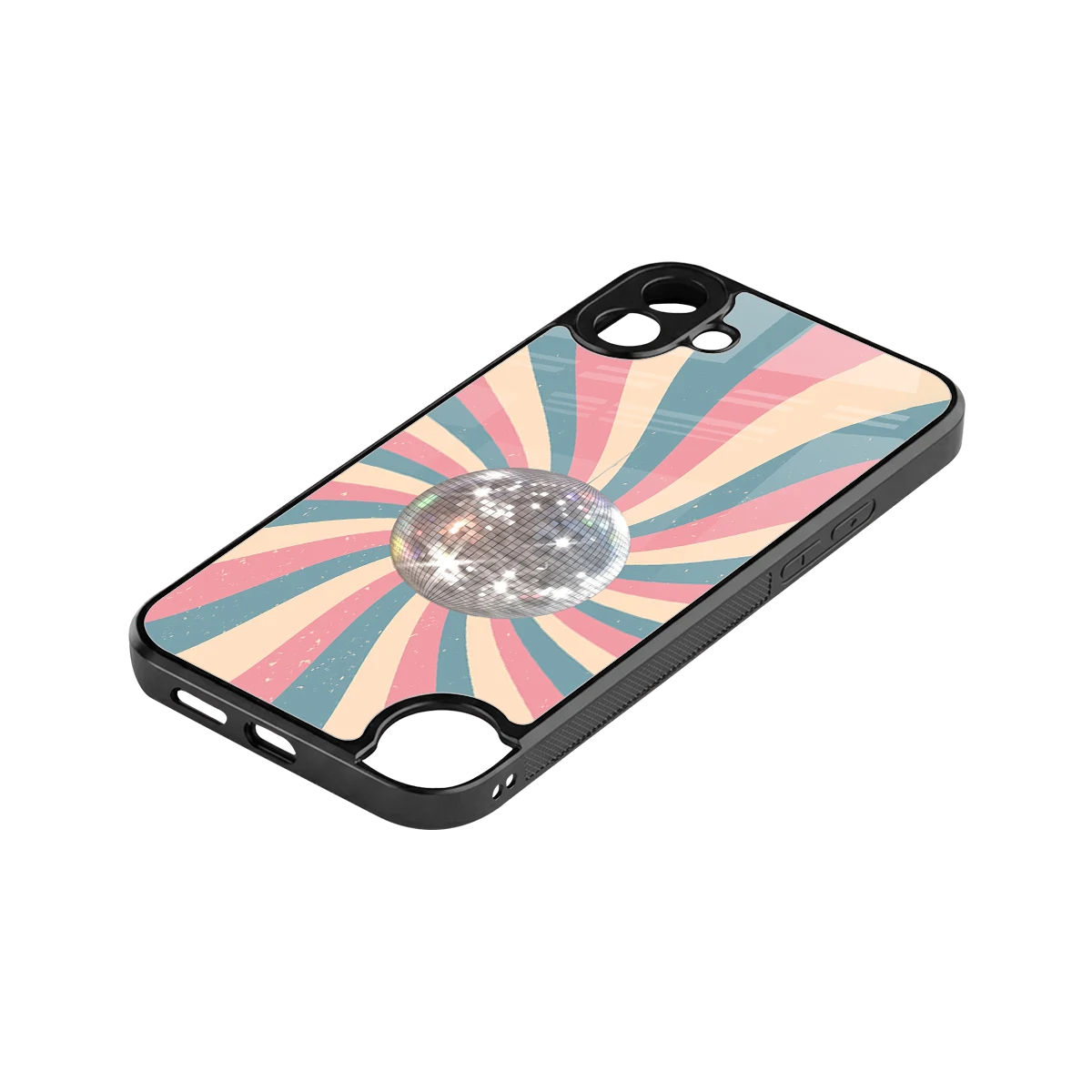 Trippy Disco stylish phone case for cmf nothing phone 1 | glossy glass and slim fit
