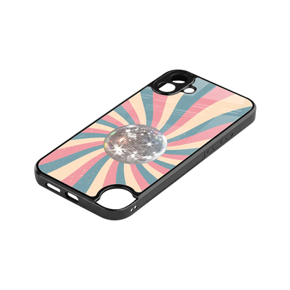 Trippy Disco stylish phone case for cmf nothing phone 1 | glossy glass and slim fit