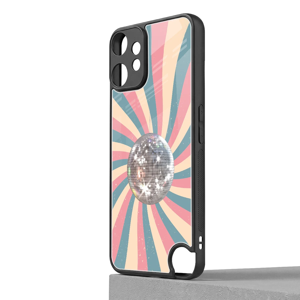 Trippy Disco cmf nothing phone 2 pro mobile cover | shockproof glass phone case