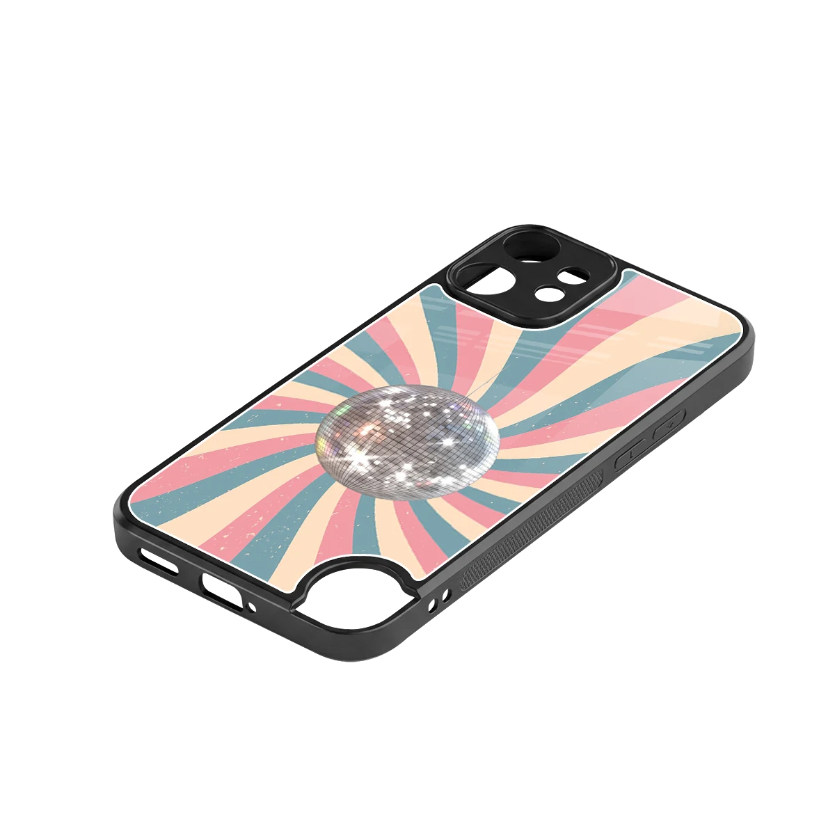 Trippy Disco stylish phone case for cmf nothing phone 2 pro | glossy glass and slim fit