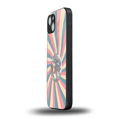 Trippy Disco iphone 15 mobile cover | shockproof glass phone case