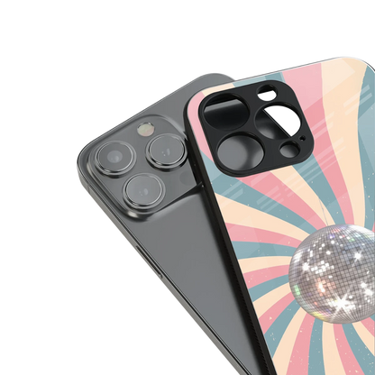Trippy Disco stylish phone case for iphone 12 mini | glossy glass and slim fit