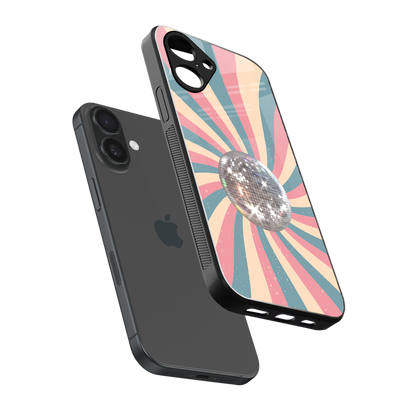 Trippy Disco Phone Case for Iphone 16 | Glass Case