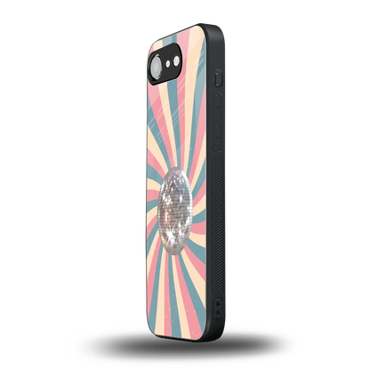 Trippy Disco iphone 16e mobile cover | shockproof glass phone case