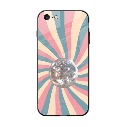 Trippy Disco back phone cover | glass case for iphone 6s