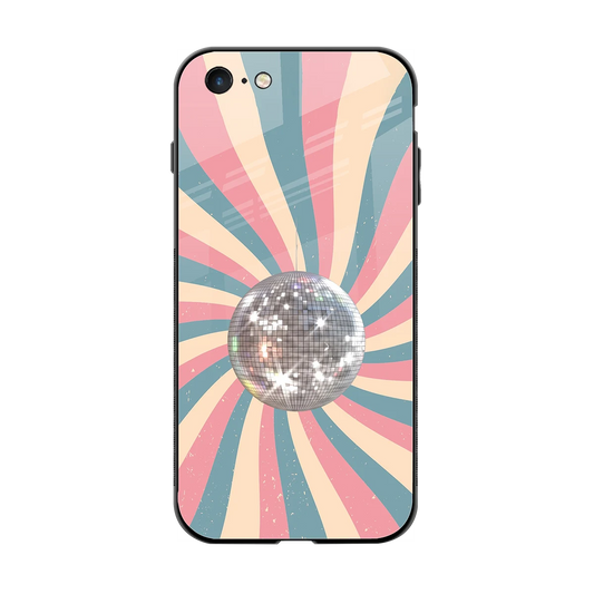 Trippy Disco back phone cover | glass case for iphone 6s plus
