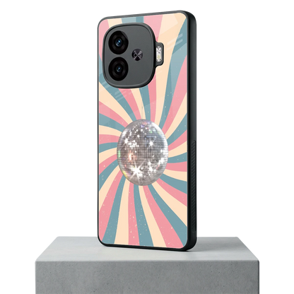 Trippy Disco iqoo neo 10r 5g mobile cover | shockproof glass phone case