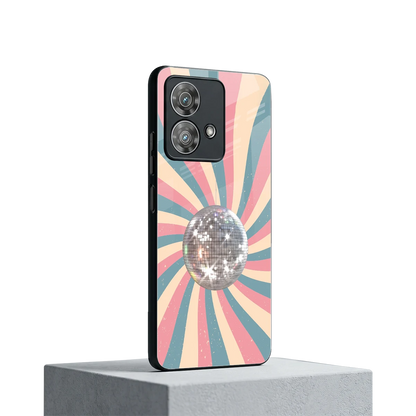 Trippy Disco motorola edge 40 neo 5g mobile cover | shockproof glass phone case