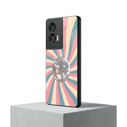 Trippy Disco motorola edge 50 fusion mobile cover | shockproof glass phone case