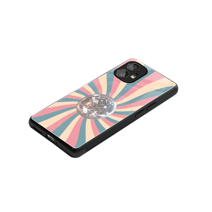 Trippy Disco stylish phone case for nothing phone 1 | glossy glass and slim fit