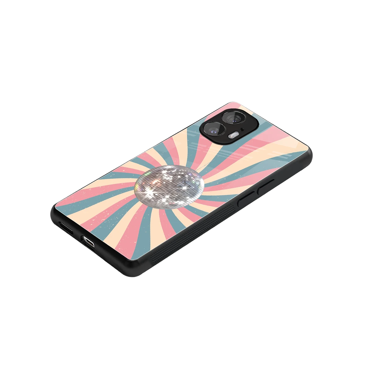 Trippy Disco stylish phone case for nothing phone 2 | glossy glass and slim fit