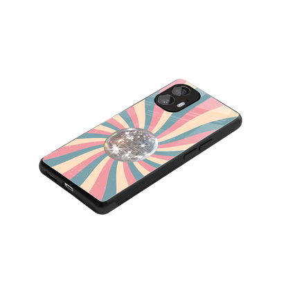 Trippy Disco stylish phone case for nothing phone 2 | glossy glass and slim fit