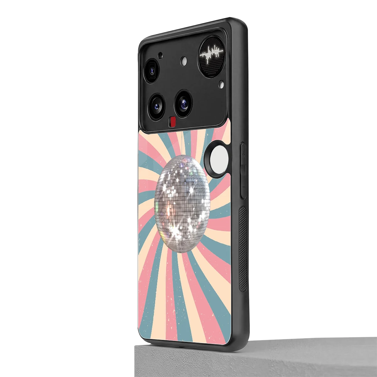 Trippy Disco nothing phone 3 mobile cover | shockproof glass phone case