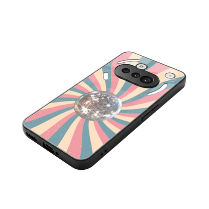 Trippy Disco stylish phone case for nothing phone 3a | glossy glass and slim fit