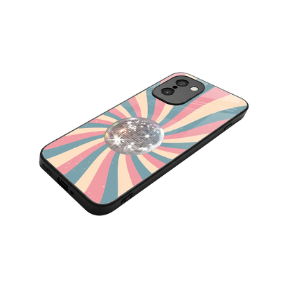 Trippy Disco stylish phone case for oneplus 15r | glossy glass and slim fit