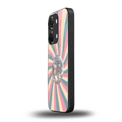 Trippy Disco oneplus nord 3 mobile cover | shockproof glass phone case