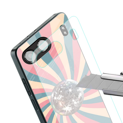 Trippy Disco stylish phone case for oneplus nord 4 | glossy glass and slim fit