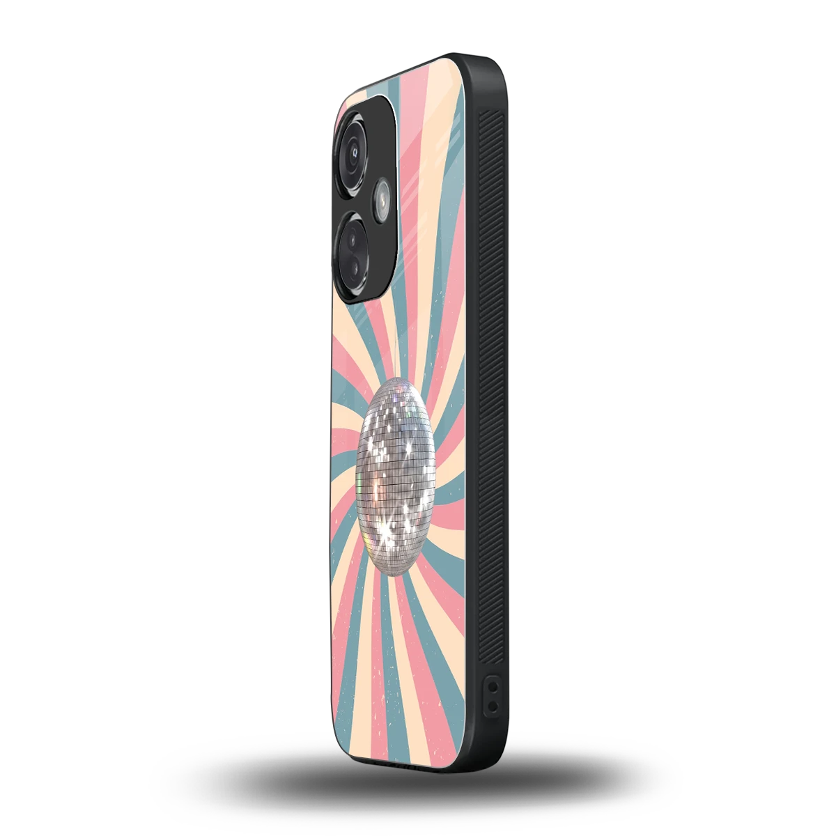 Trippy Disco oneplus nord ce 3 mobile cover | shockproof glass phone case