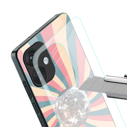 Trippy Disco stylish phone case for oneplus nord ce 3 | glossy glass and slim fit