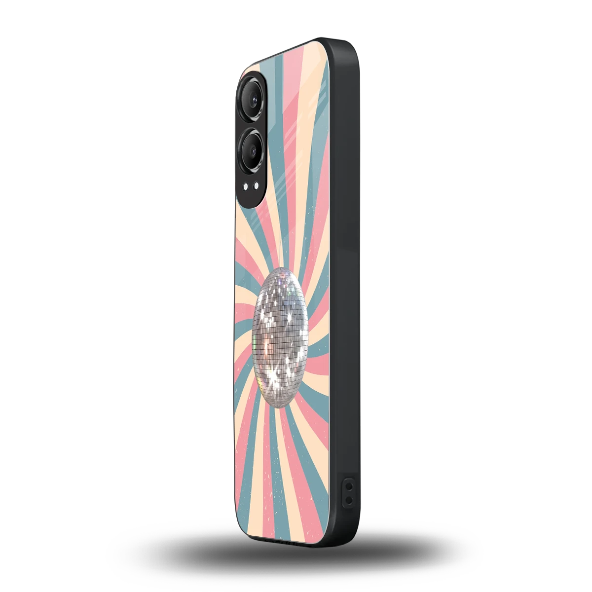 Trippy Disco oneplus nord ce 4 lite mobile cover | shockproof glass phone case