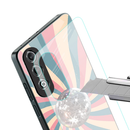 Trippy Disco stylish phone case for oneplus nord ce 4 | glossy glass and slim fit