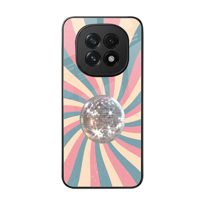 Trippy Disco back phone cover | glass case for oppo f29 5g