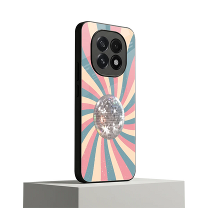 Trippy Disco oppo f29 5g mobile cover | shockproof glass phone case