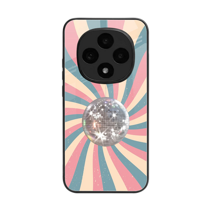 Trippy Disco back phone cover | glass case for oppo f31 pro 5g