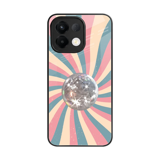 Trippy Disco back phone cover | glass case for oppo k13 5g