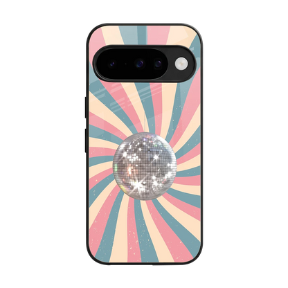 Trippy Disco back phone cover | glass case for google pixel 10