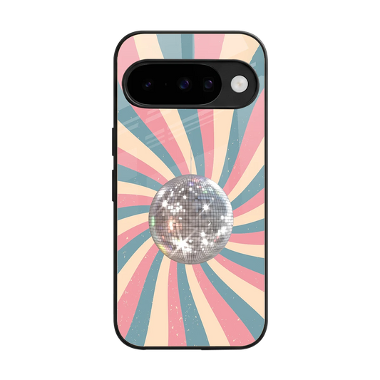 Trippy Disco back phone cover | glass case for google pixel 10