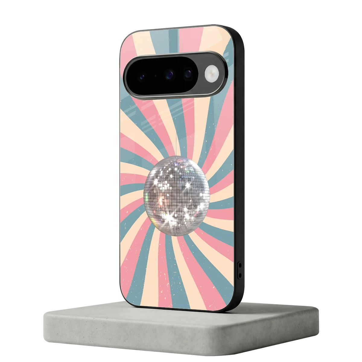 Trippy Disco google pixel 10 mobile cover | shockproof glass phone case