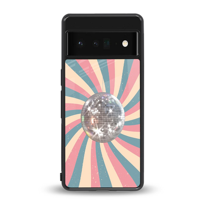 Trippy Disco back phone cover | glass case for google pixel 6 pro