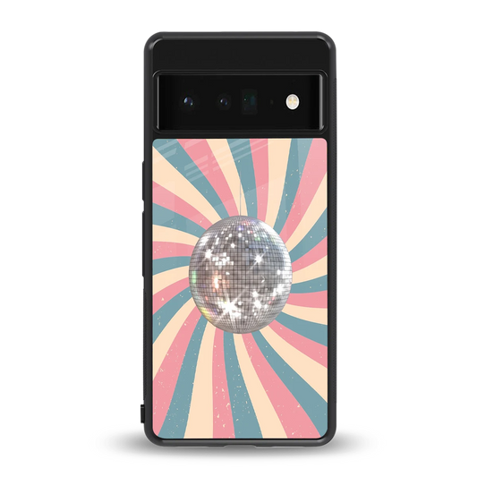 Trippy Disco back phone cover | glass case for google pixel 6 pro