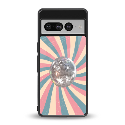 Trippy Disco back phone cover | glass case for google pixel 7 pro