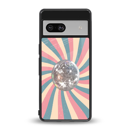 Trippy Disco back phone cover | glass case for google pixel 7