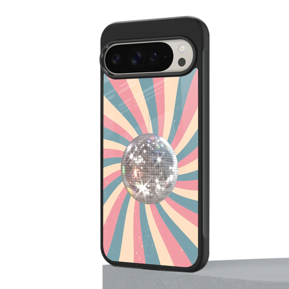 Trippy Disco google pixel 9 pro mobile cover | shockproof glass phone case